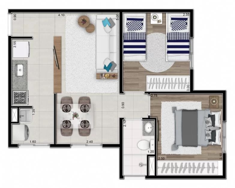 Apartamento à venda com 2 quartos, 44m² - Foto 16