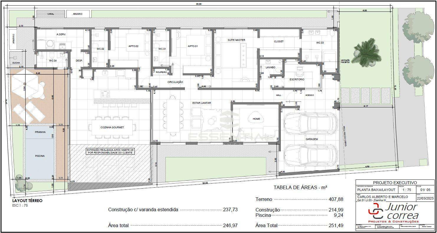 Casa de Condomínio à venda com 3 quartos, 251m² - Foto 2