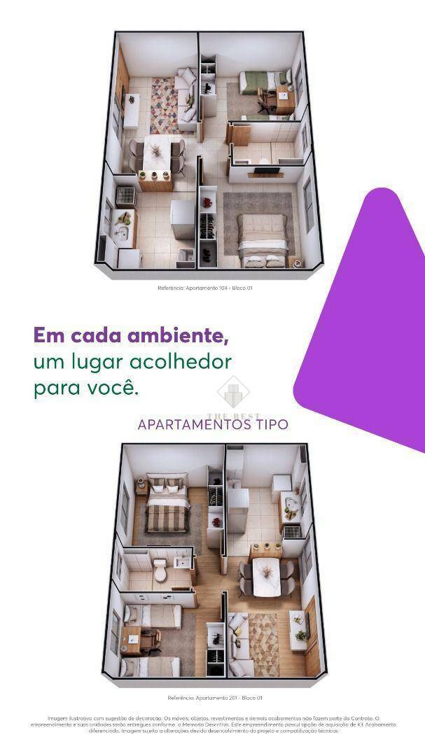 Apartamento à venda com 2 quartos, 44m² - Foto 15