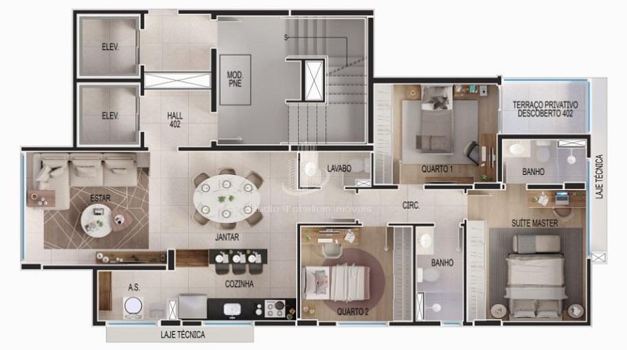 Apartamento à venda com 3 quartos, 101m² - Foto 12