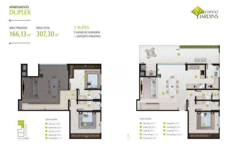 Apartamento à venda com 3 quartos, 166m² - Foto 3