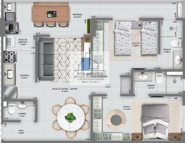 Apartamento à venda com 2 quartos, 78m² - Foto 30