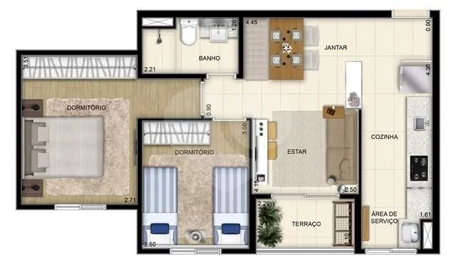 Apartamento à venda com 2 quartos, 52m² - Foto 20