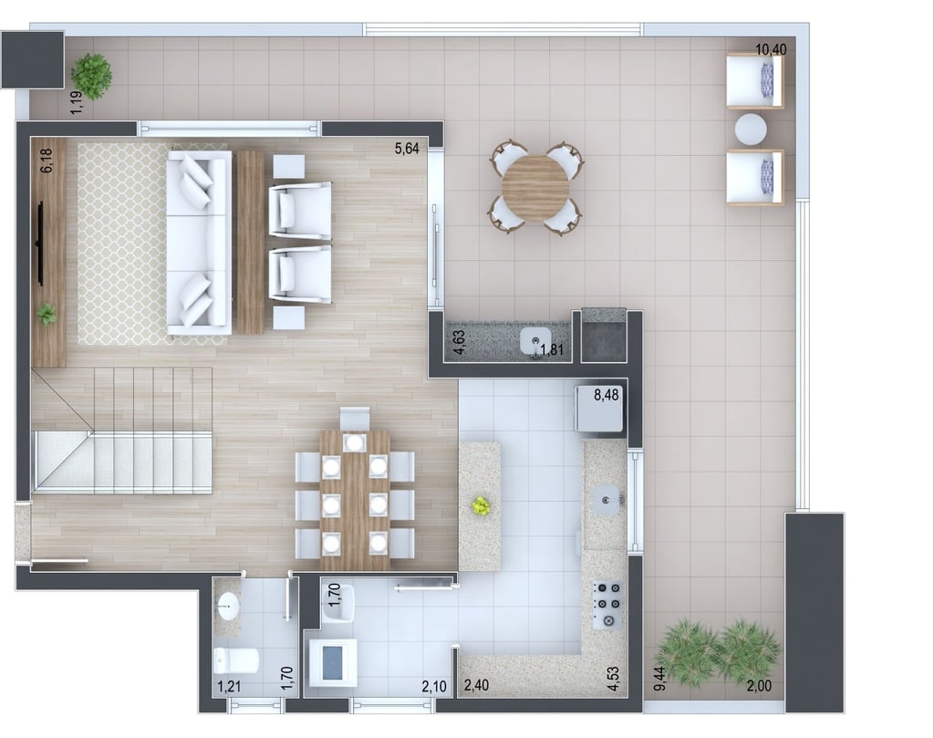 Apartamento à venda com 3 quartos, 10058m² - Foto 45