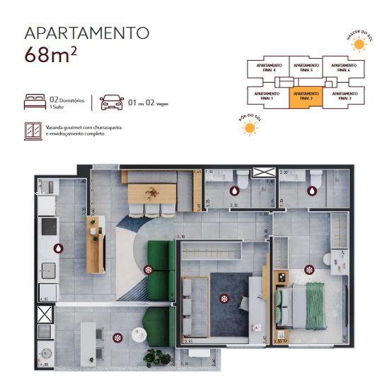 Apartamento à venda com 3 quartos, 87m² - Foto 22