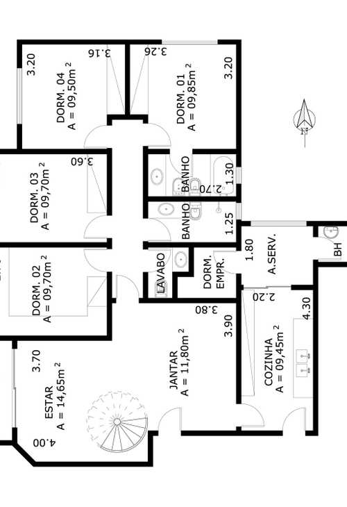 Apartamento à venda com 4 quartos, 120m² - Foto 8