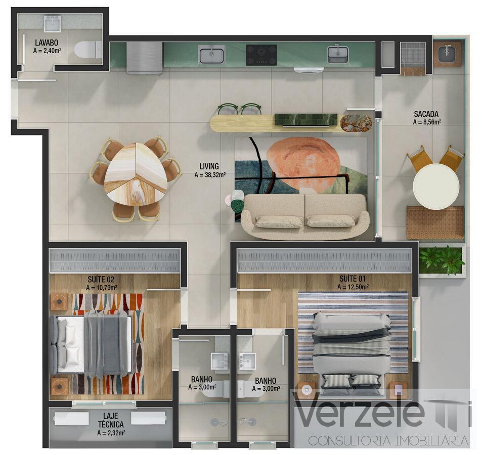 Apartamento à venda com 3 quartos, 121m² - Foto 24