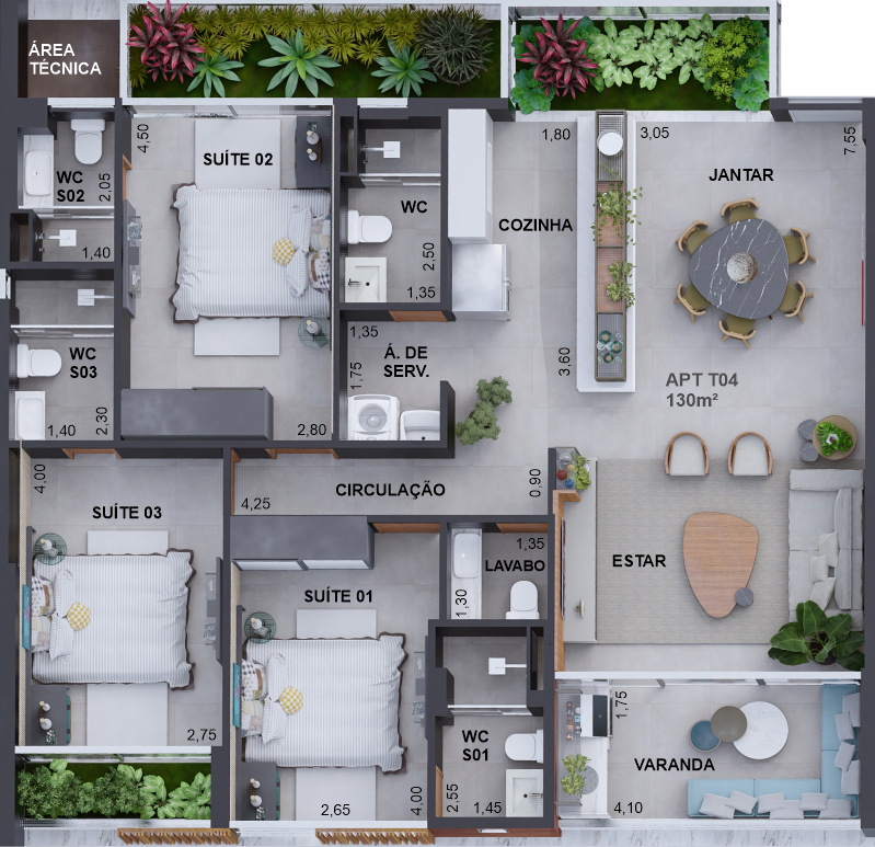 Apartamento à venda com 2 quartos, 16803m² - Foto 30