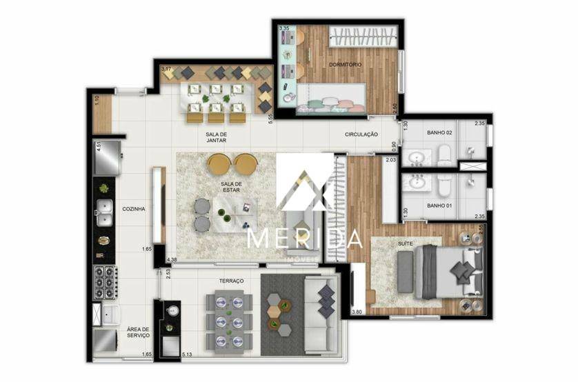 Apartamento à venda com 2 quartos, 90m² - Foto 33