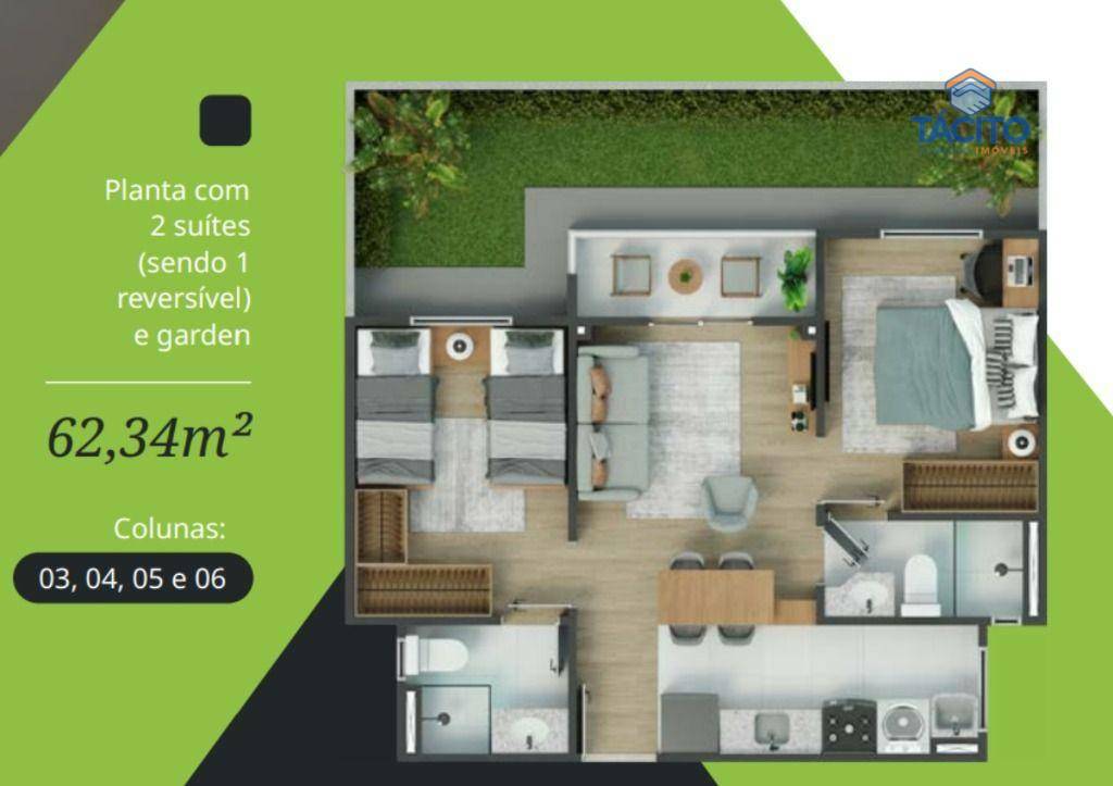 Apartamento à venda com 2 quartos, 42m² - Foto 16