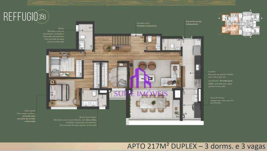 Apartamento à venda com 3 quartos, 150m² - Foto 7