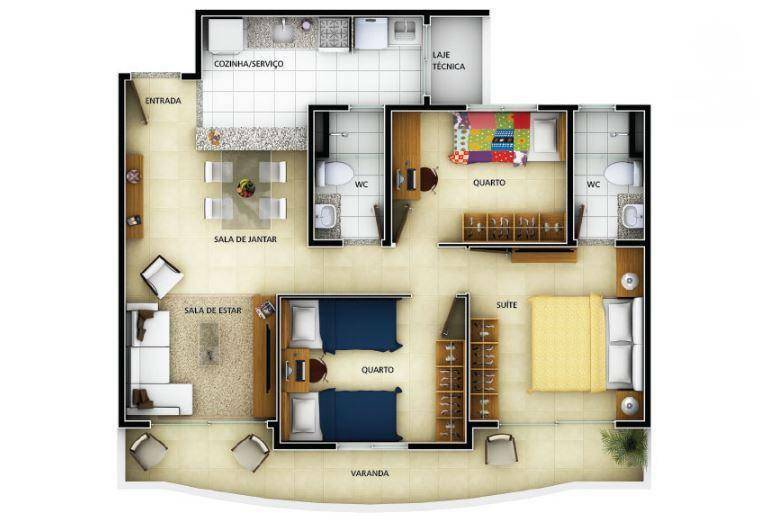 Apartamento à venda com 3 quartos, 76m² - Foto 23