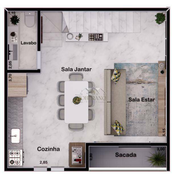 Sobrado à venda com 2 quartos, 135m² - Foto 12