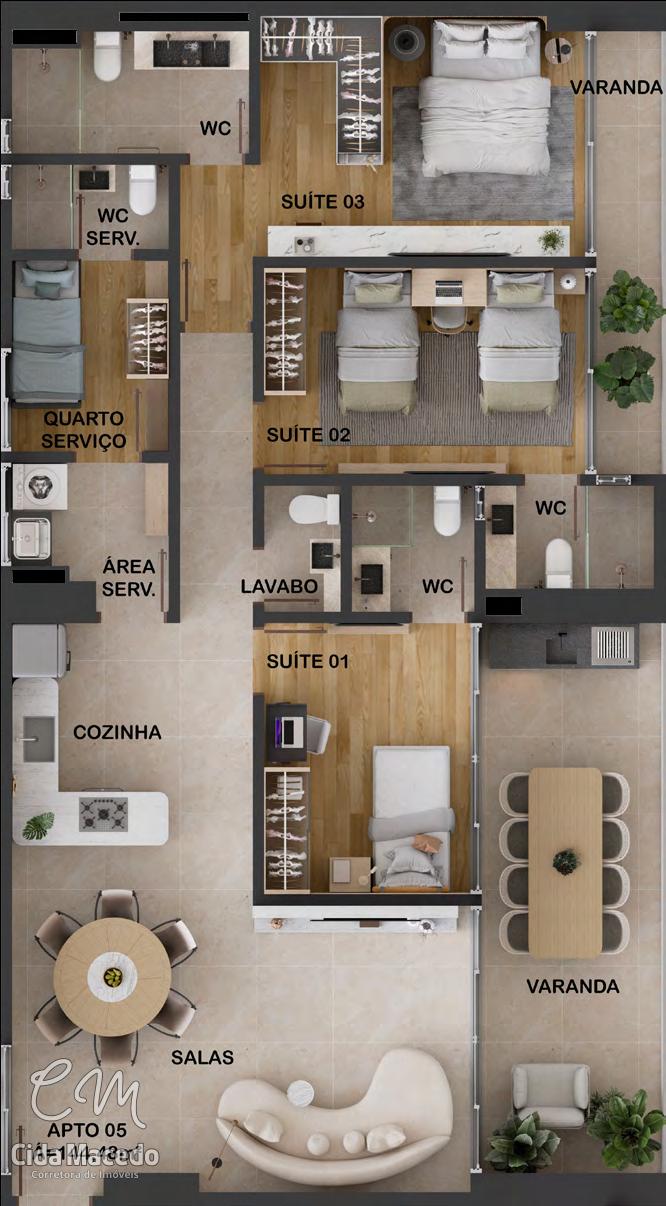 Apartamento à venda com 3 quartos, 89m² - Foto 48