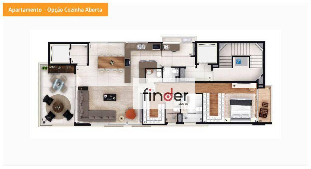 Apartamento à venda com 2 quartos, 138m² - Foto 64