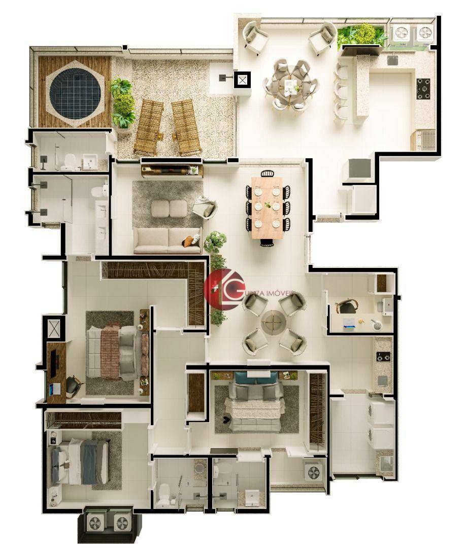 Cobertura à venda com 3 quartos, 179m² - Foto 3