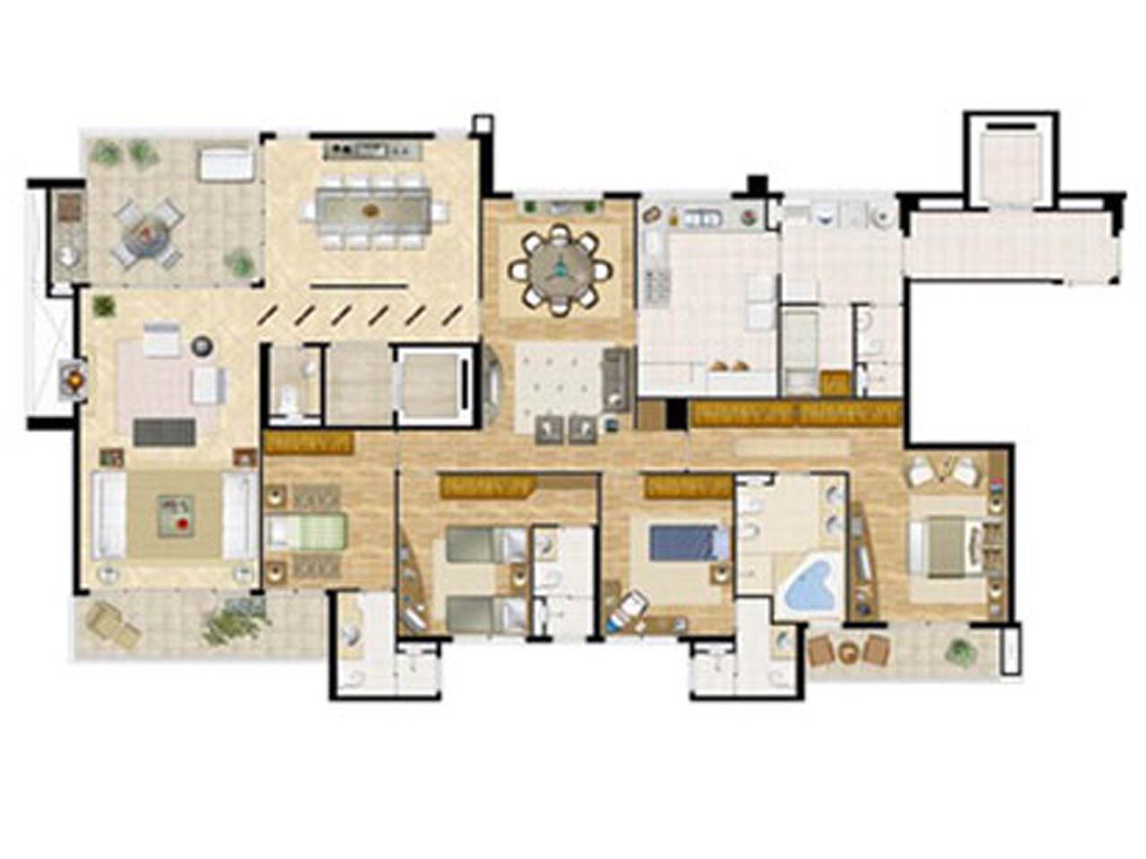 Apartamento à venda com 4 quartos, 235m² - Foto 7