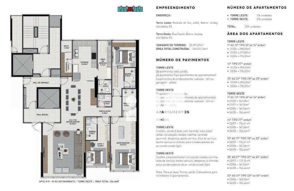 Apartamento à venda com 3 quartos, 156m² - Foto 18