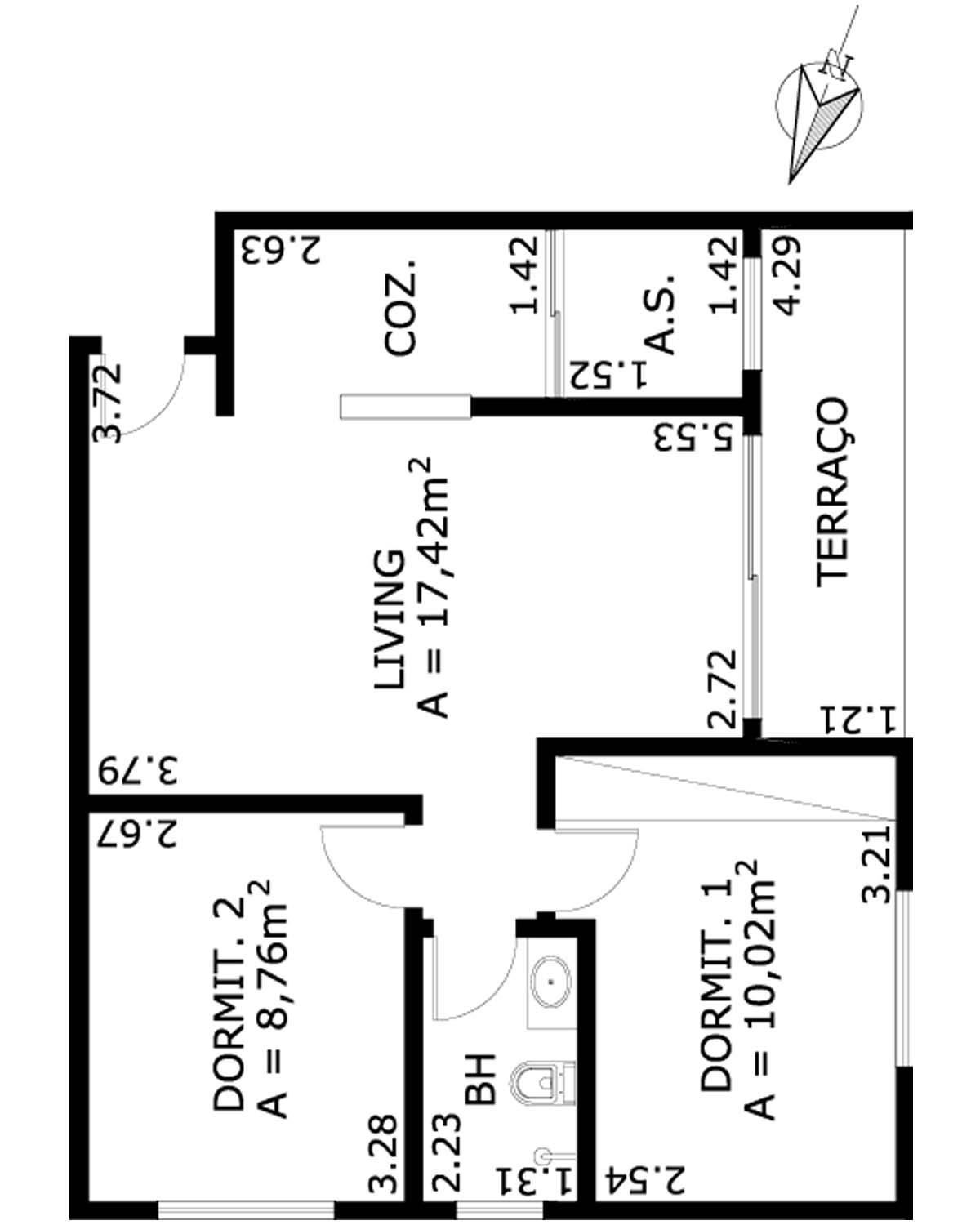 Apartamento à venda com 2 quartos, 55m² - Foto 10