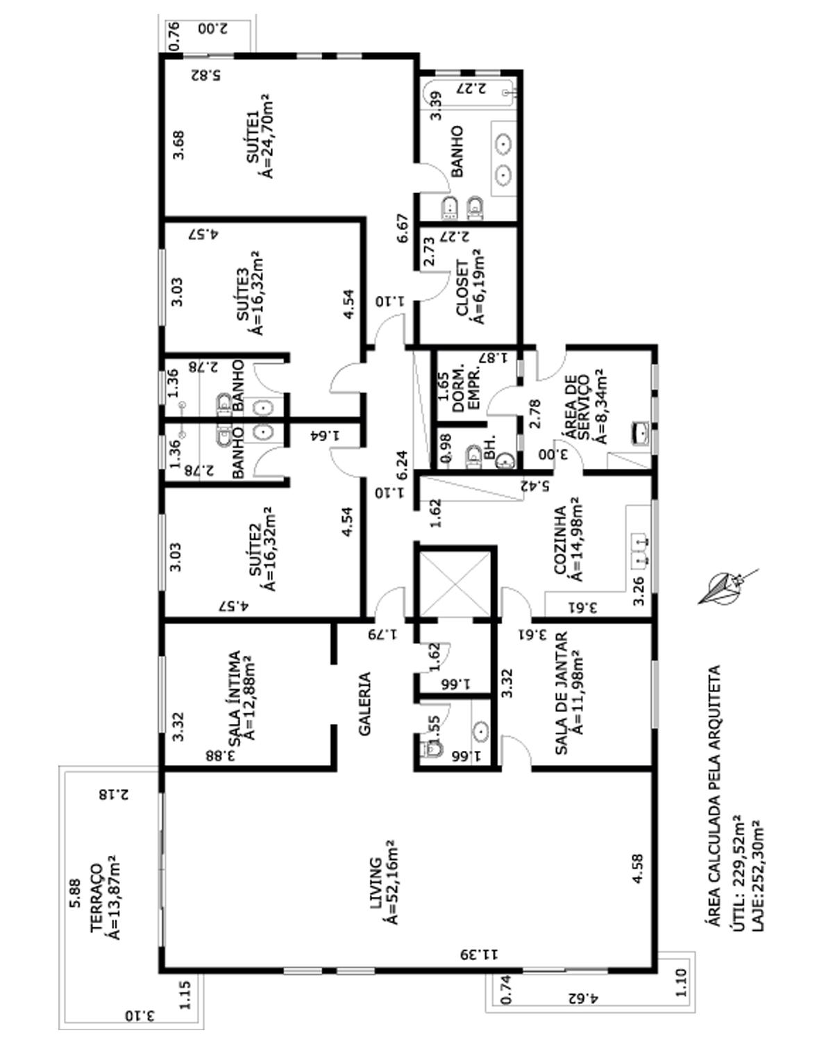 Apartamento à venda com 4 quartos, 270m² - Foto 4