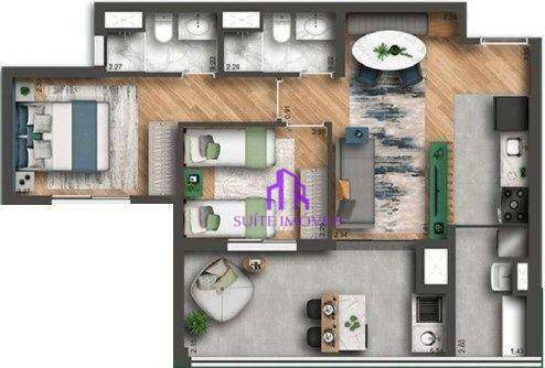 Apartamento à venda com 2 quartos, 63m² - Foto 17