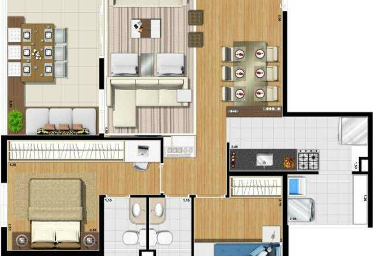 Apartamento à venda com 2 quartos, 72m² - Foto 14