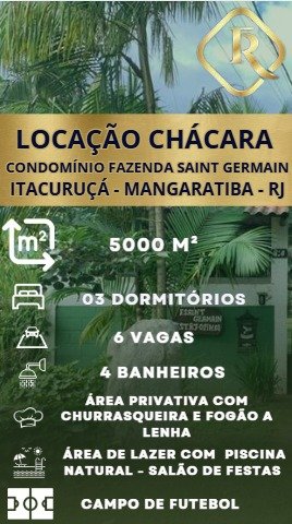Chácara para alugar com 3 quartos, 5000m² - Foto 2