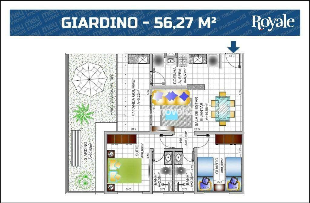 Apartamento Lançamentos com 2 quartos, 56m² - Foto 25