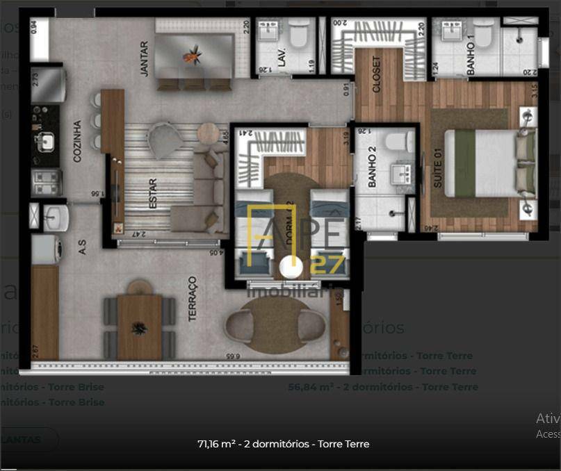 Apartamento à venda com 2 quartos, 5m² - Foto 31