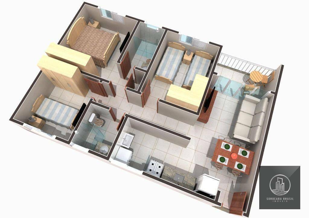 Apartamento à venda com 3 quartos, 70m² - Foto 6