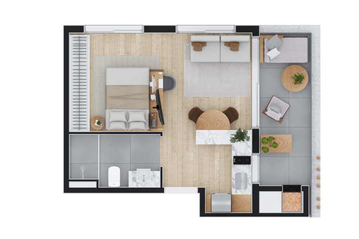 Apartamento à venda com 1 quarto, 3108m² - Foto 37