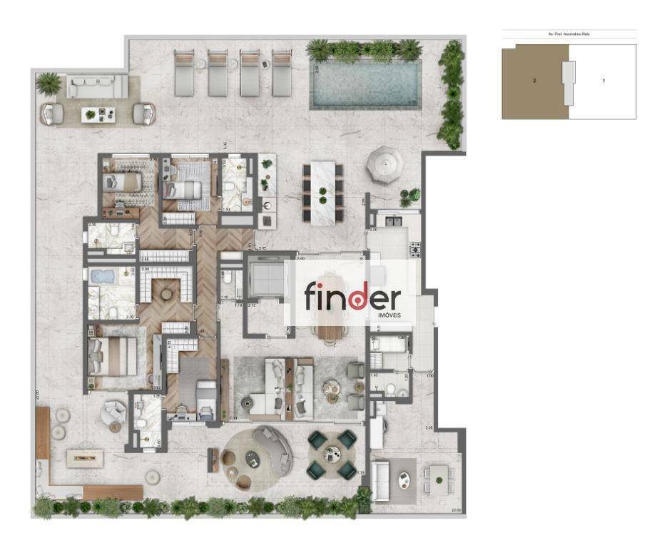 Apartamento à venda com 4 quartos, 308m² - Foto 56