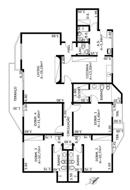 Apartamento à venda com 4 quartos, 320m² - Foto 12