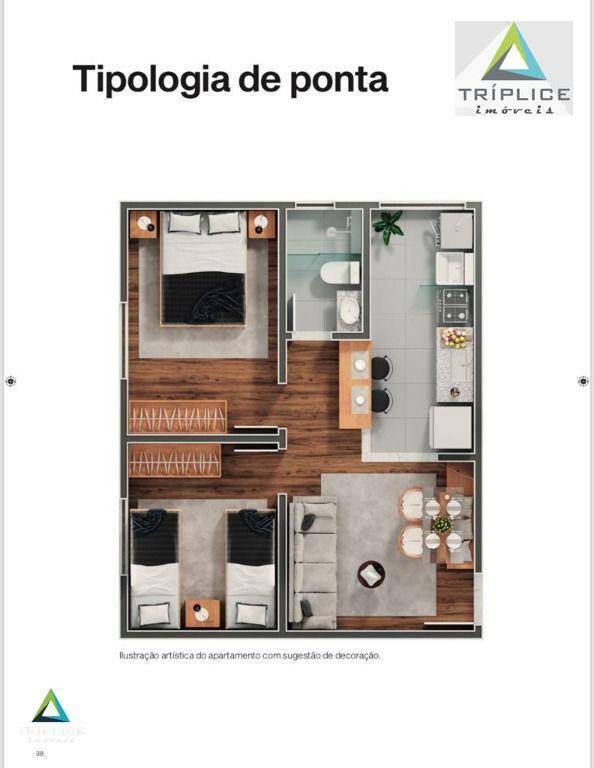 Apartamento à venda com 2 quartos, 47m² - Foto 16