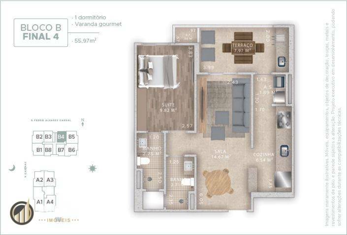 Apartamento à venda com 2 quartos, 91m² - Foto 56