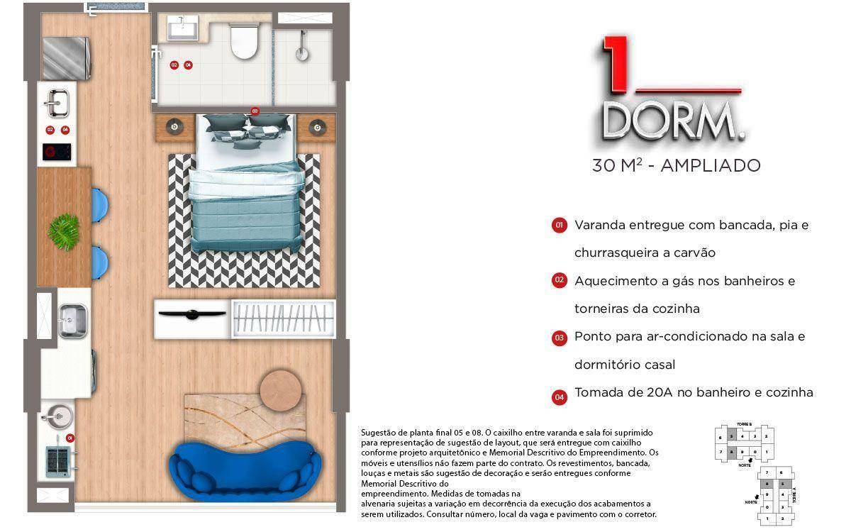 Apartamento à venda com 2 quartos, 61m² - Foto 39