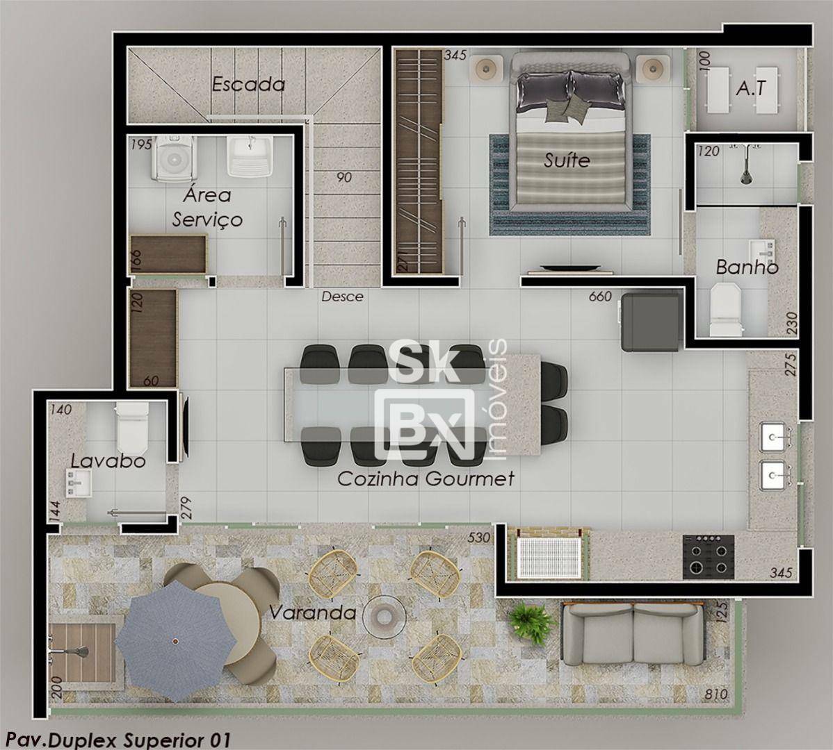 Cobertura à venda com 3 quartos, 120m² - Foto 7