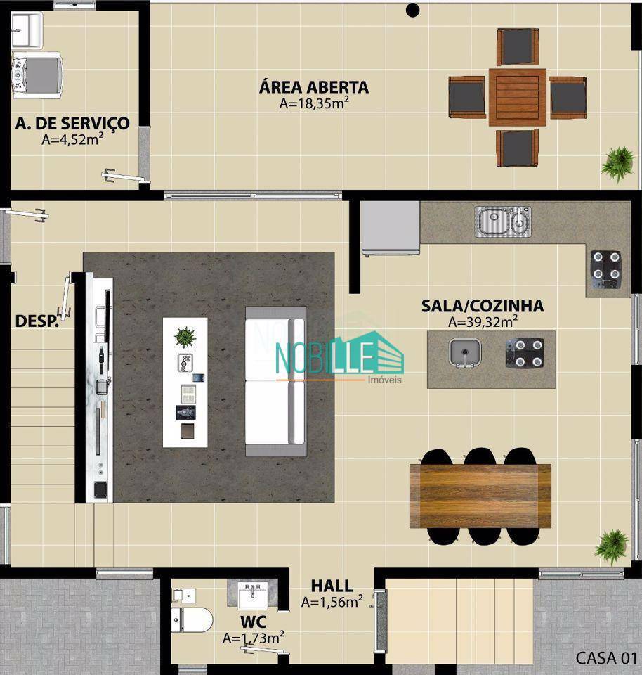 Casa de Condomínio à venda com 3 quartos, 121m² - Foto 11