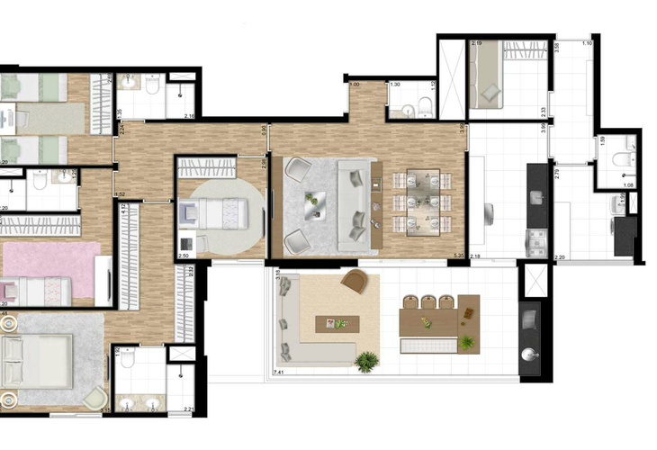 Apartamento à venda com 3 quartos, 108m² - Foto 9