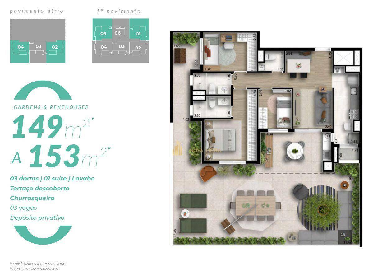 Apartamento à venda com 3 quartos, 78m² - Foto 38