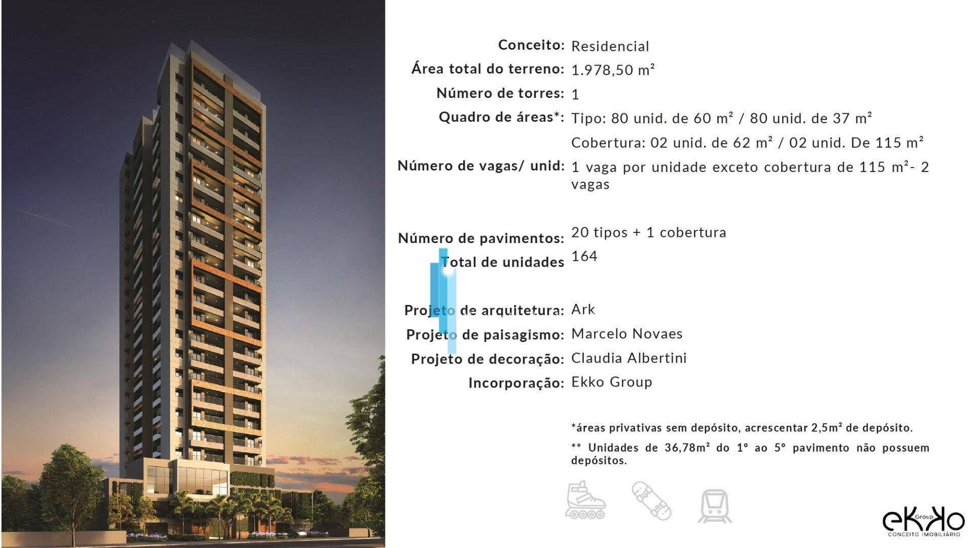 Apartamento à venda com 2 quartos, 61m² - Foto 1