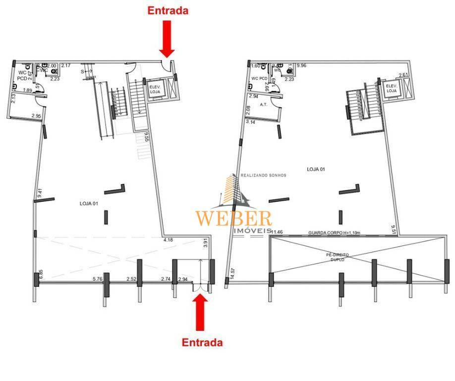 Loja-Salão à venda e aluguel, 546m² - Foto 4