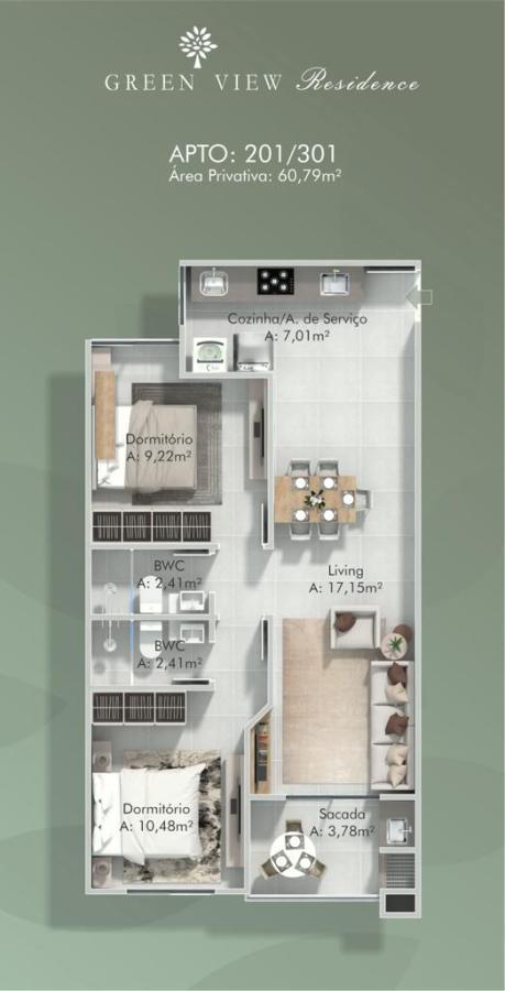 Apartamento à venda com 3 quartos, 113m² - Foto 6