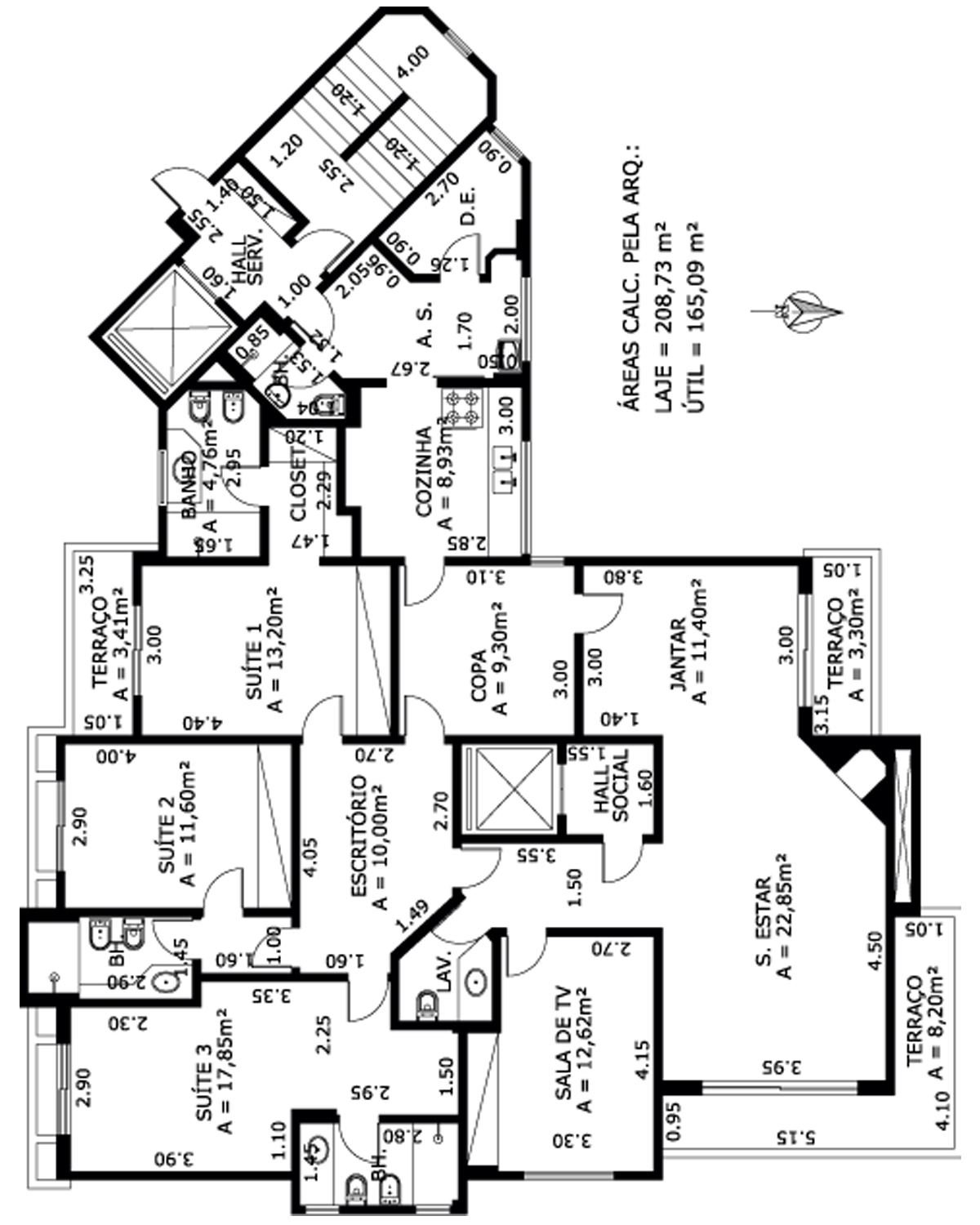 Apartamento à venda com 4 quartos, 230m² - Foto 5