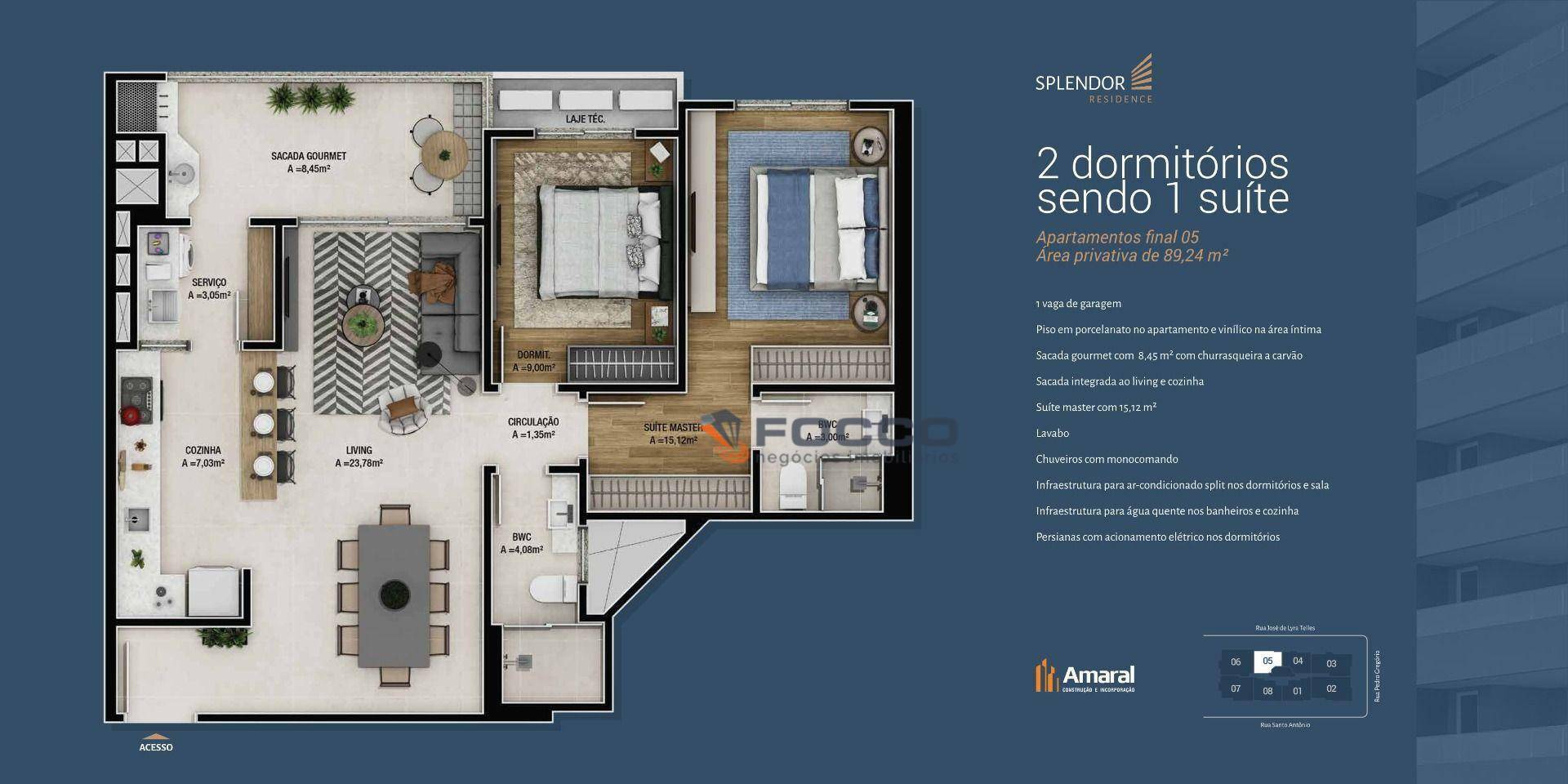 Apartamento à venda com 3 quartos, 134m² - Foto 19