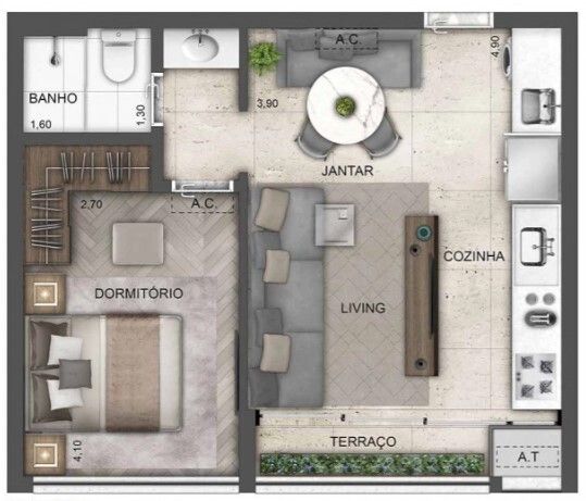 Cobertura à venda com 4 quartos, 164m² - Foto 4