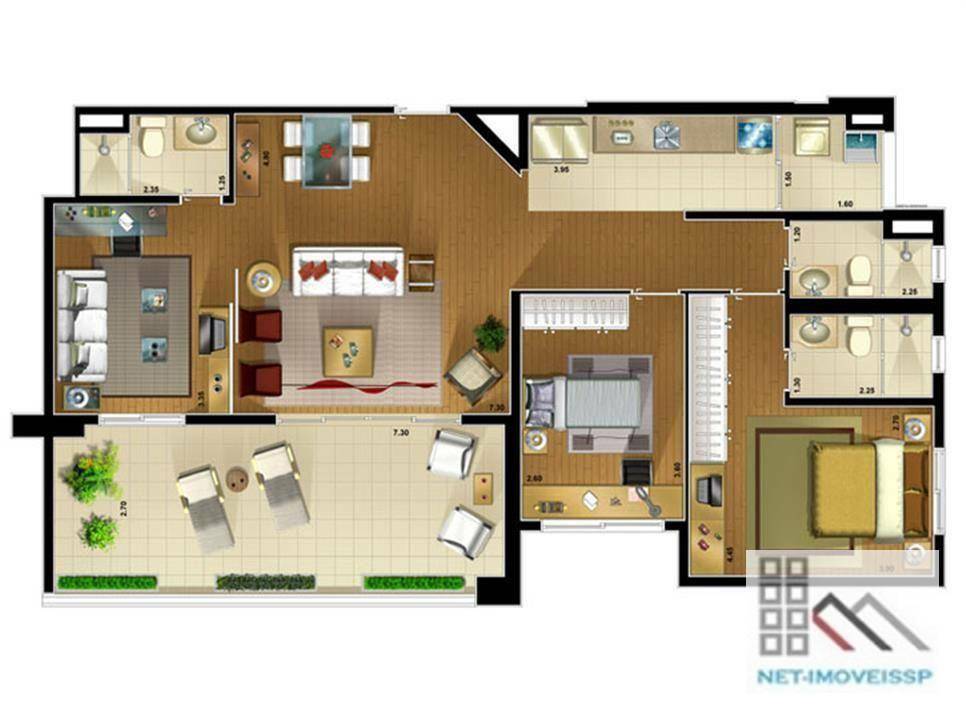 Kitnet e Studio à venda com 1 quarto, 109m² - Foto 15