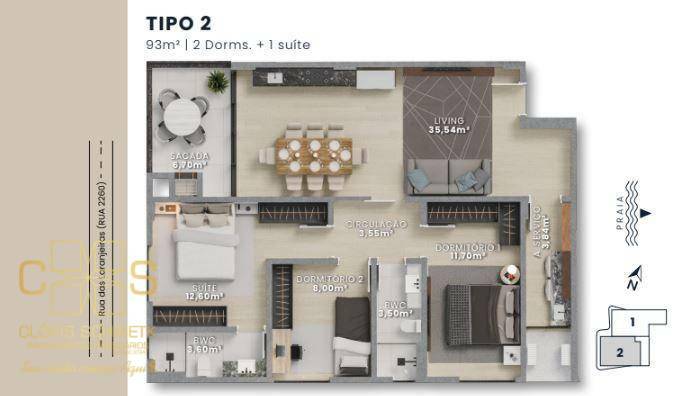 Apartamento à venda com 3 quartos, 92m² - Foto 12