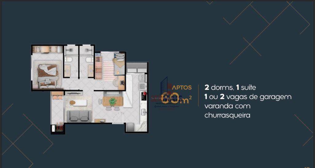 Apartamento à venda com 2 quartos, 60m² - Foto 16