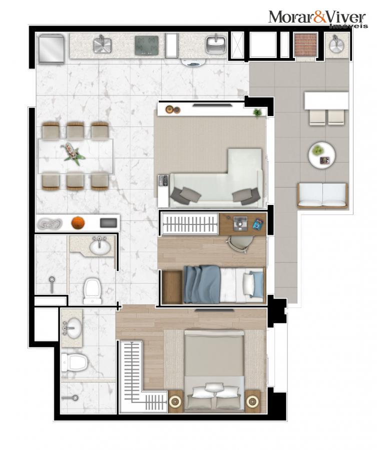 Apartamento à venda com 2 quartos, 63m² - Foto 35